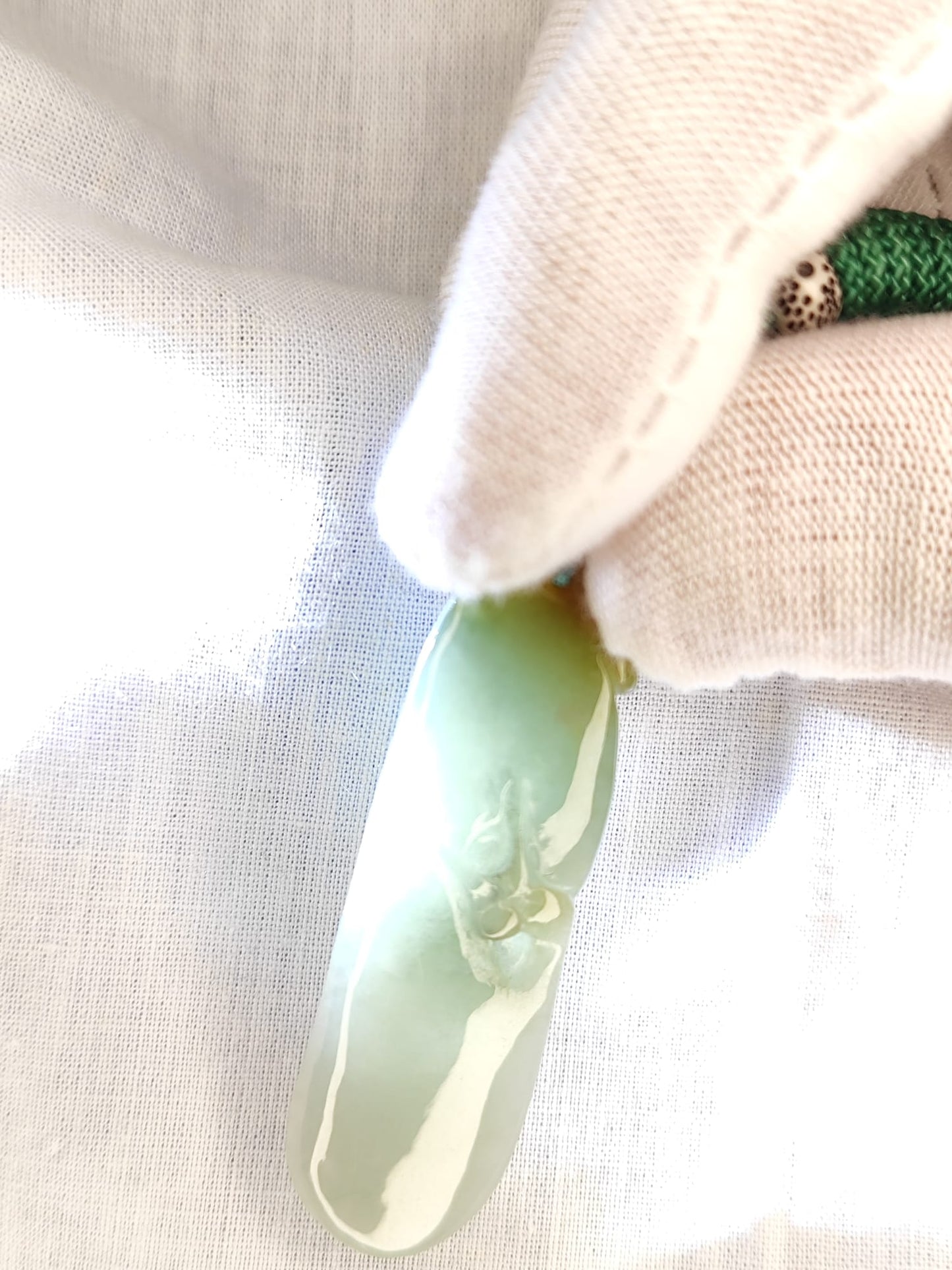 Semi-Icy Yellow and Green Jadeite Jade Phoenix Pendant (Certified Natural)M19